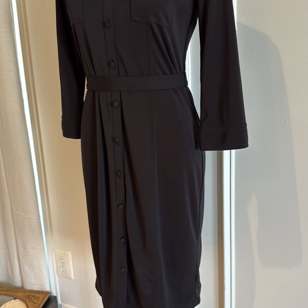 Talbots 3/4 Sleeve Button Down Collared Shirt Dre… - image 3
